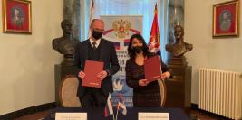 13. 04. 2021. | Potpisivanje Sporazuma o saradnji sa Ruskim domom u Beogradu