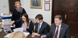 29. 03. 2018. | Svečano potpisivanje Sporazuma o rešavanju prostornih problema Biološkog, Geografskog, Filološkog i Fakulteta bezbednosti