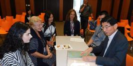 17. 05. 2018. | Čas kaligrafije za studente 4. godine Japanologije u Ambasadi Japana